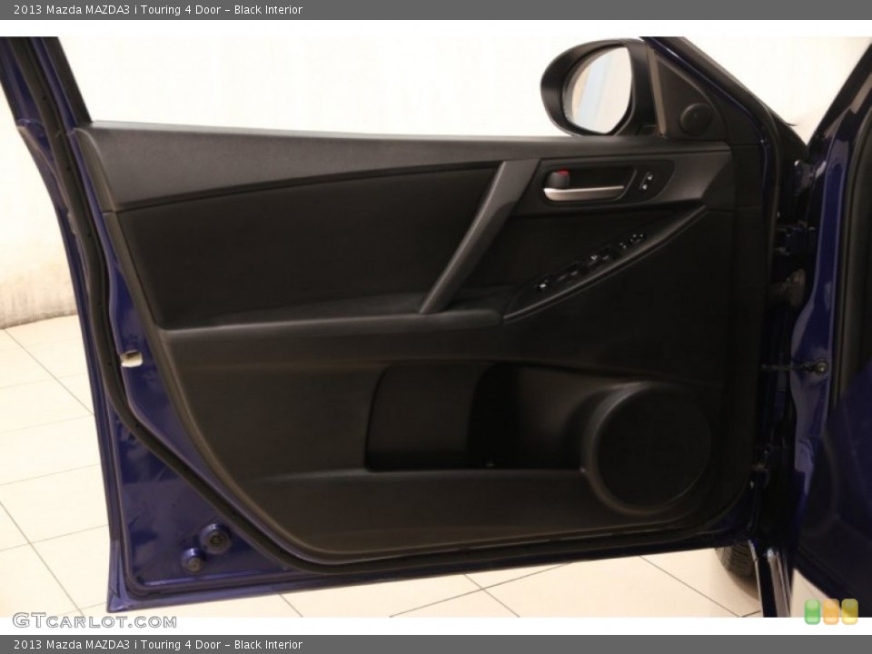 Black Interior Door Panel for the 2013 Mazda MAZDA3 i Touring 4 Door #103539179