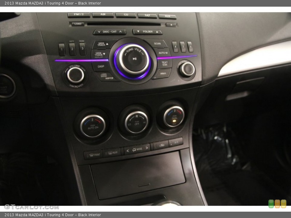 Black Interior Controls for the 2013 Mazda MAZDA3 i Touring 4 Door #103539285