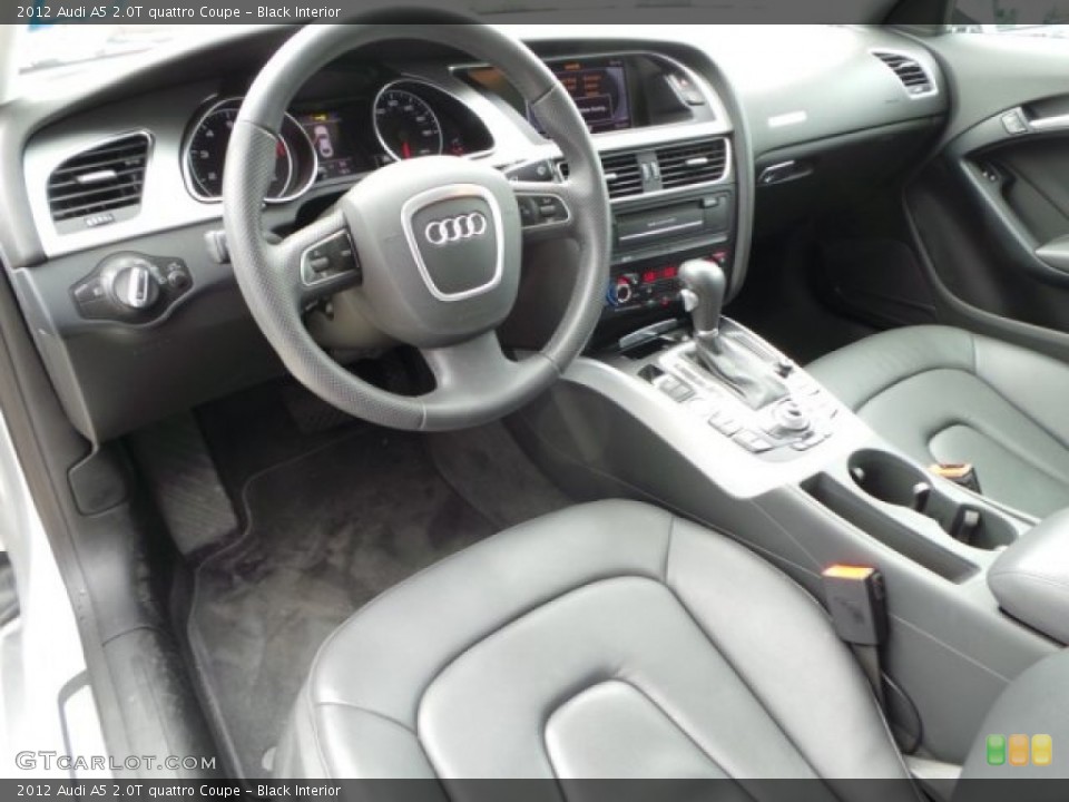Black Interior Photo for the 2012 Audi A5 2.0T quattro Coupe #103541147