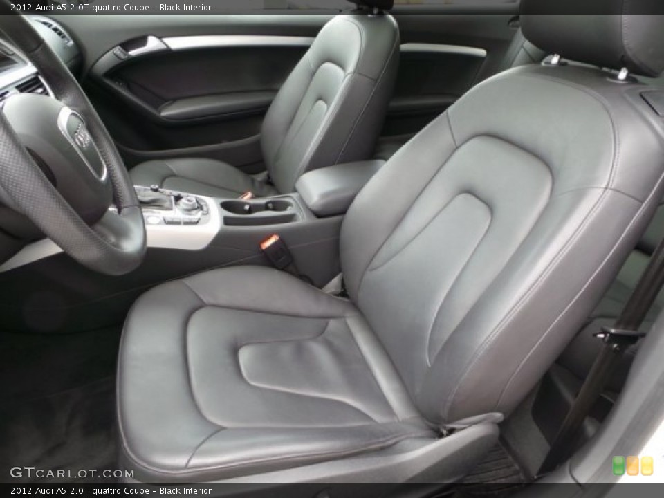 Black Interior Front Seat for the 2012 Audi A5 2.0T quattro Coupe #103541165