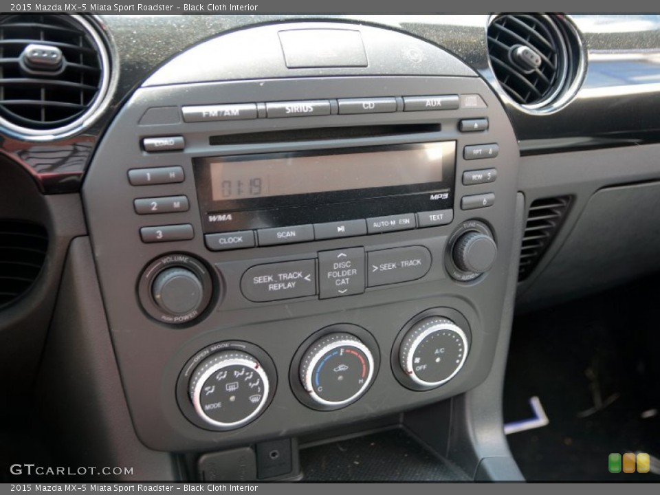 Black Cloth Interior Controls for the 2015 Mazda MX-5 Miata Sport Roadster #103543898
