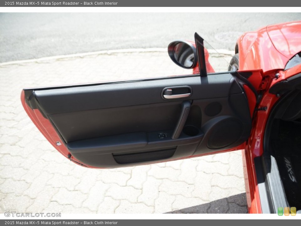Black Cloth Interior Door Panel for the 2015 Mazda MX-5 Miata Sport Roadster #103543958