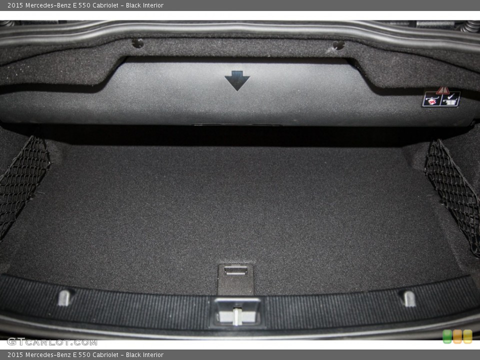 Black Interior Trunk for the 2015 Mercedes-Benz E 550 Cabriolet #103544942