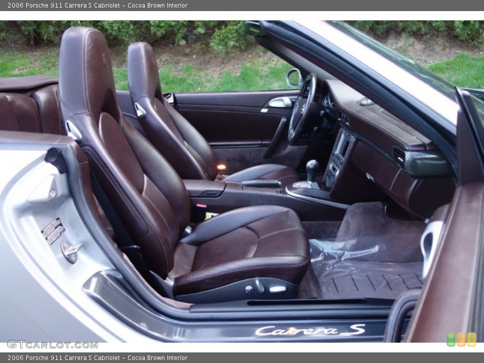 Cocoa Brown Interior Photo for the 2006 Porsche 911 Carrera S Cabriolet #103546841