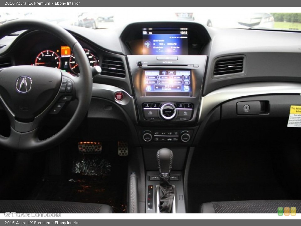 Ebony Interior Dashboard for the 2016 Acura ILX Premium #103549691