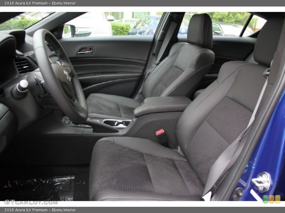 Ebony Interior Front Seat for the 2016 Acura ILX Premium #103549736