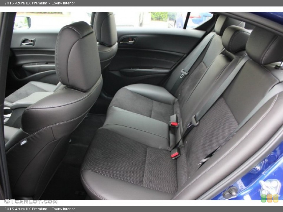 Ebony Interior Rear Seat for the 2016 Acura ILX Premium #103549754