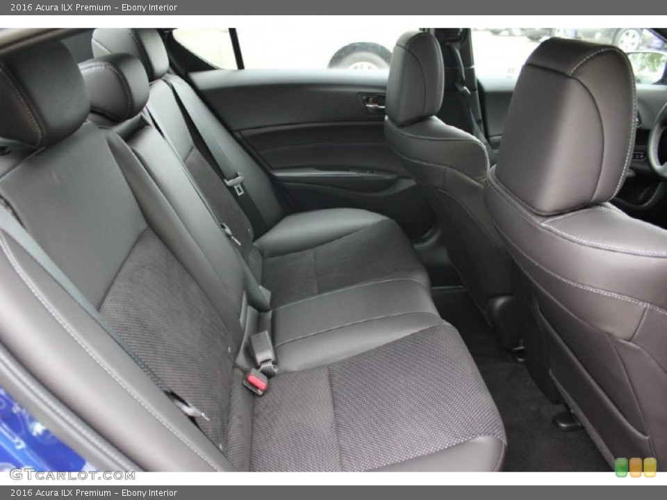 Ebony Interior Rear Seat for the 2016 Acura ILX Premium #103549766