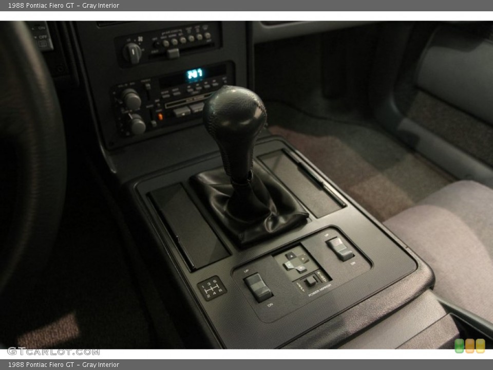 Gray Interior Transmission for the 1988 Pontiac Fiero GT #103554204