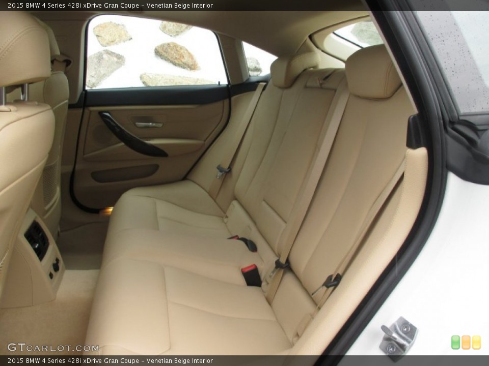 Venetian Beige Interior Rear Seat for the 2015 BMW 4 Series 428i xDrive Gran Coupe #103555935