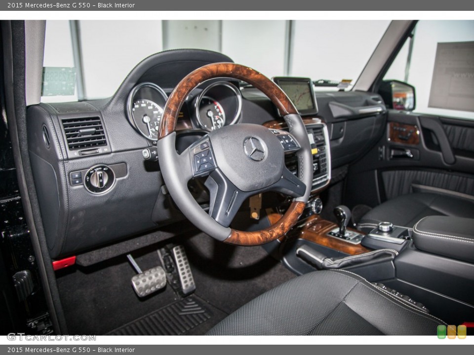 Black Interior Photo for the 2015 Mercedes-Benz G 550 #103556868