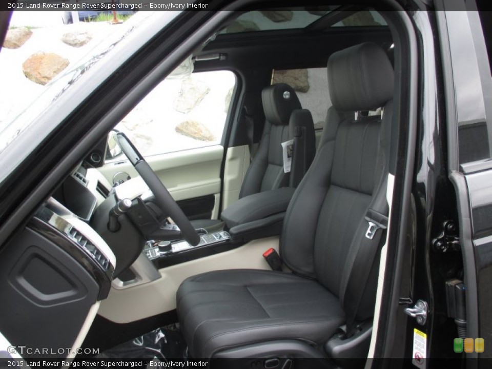 Ebony/Ivory Interior Photo for the 2015 Land Rover Range Rover Supercharged #103558650
