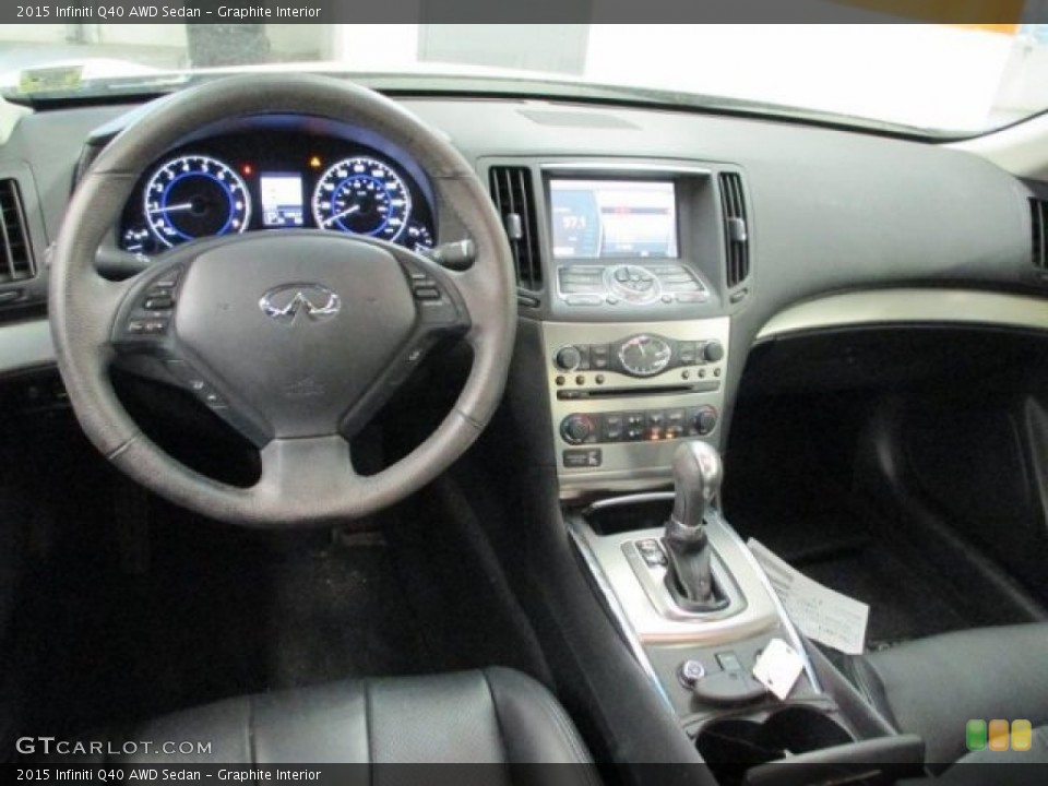 Graphite Interior Prime Interior for the 2015 Infiniti Q40 AWD Sedan #103563425