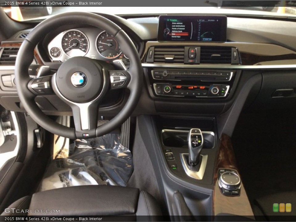 Black Interior Dashboard for the 2015 BMW 4 Series 428i xDrive Coupe #103564683