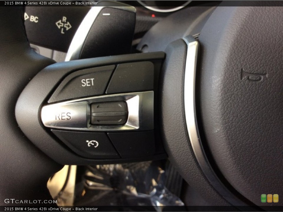 Black Interior Controls for the 2015 BMW 4 Series 428i xDrive Coupe #103564779