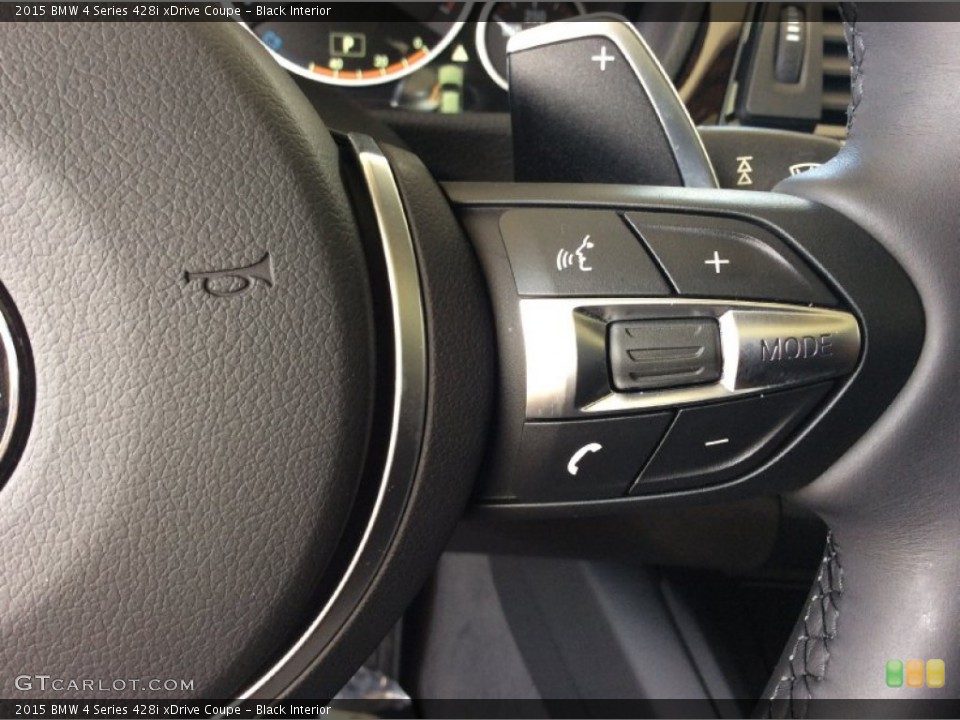 Black Interior Controls for the 2015 BMW 4 Series 428i xDrive Coupe #103564809