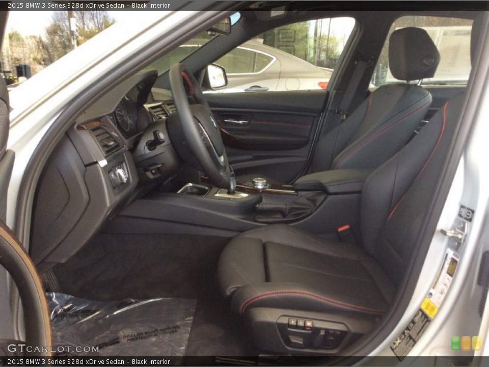 Black Interior Photo for the 2015 BMW 3 Series 328d xDrive Sedan #103567107