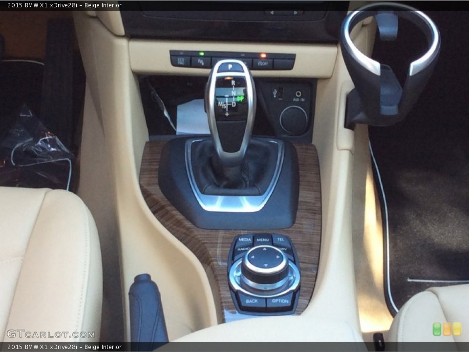 Beige Interior Controls for the 2015 BMW X1 xDrive28i #103574541