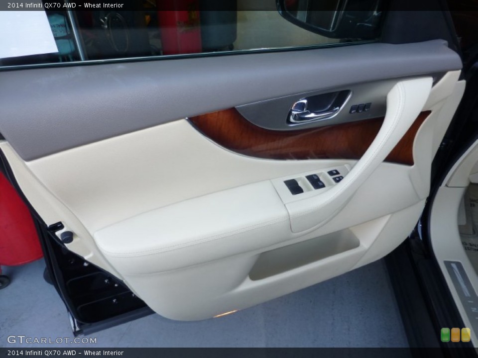 Wheat 2014 Infiniti QX70 Interiors