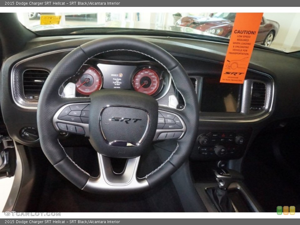 SRT Black/Alcantara Interior Dashboard for the 2015 Dodge Charger SRT Hellcat #103582161