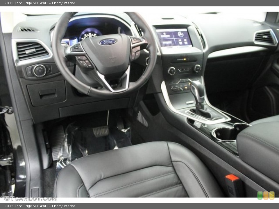 Ebony Interior Photo for the 2015 Ford Edge SEL AWD #103582419