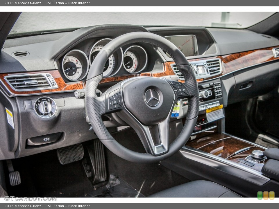 Black Interior Photo for the 2016 Mercedes-Benz E 350 Sedan #103583766