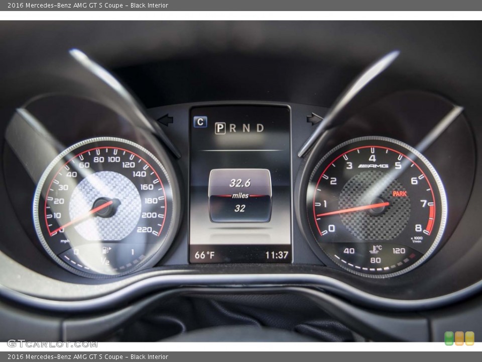 Black Interior Gauges for the 2016 Mercedes-Benz AMG GT S Coupe #103583850