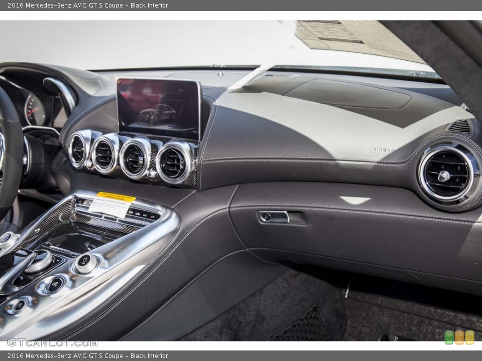 Black Interior Dashboard for the 2016 Mercedes-Benz AMG GT S Coupe #103583865