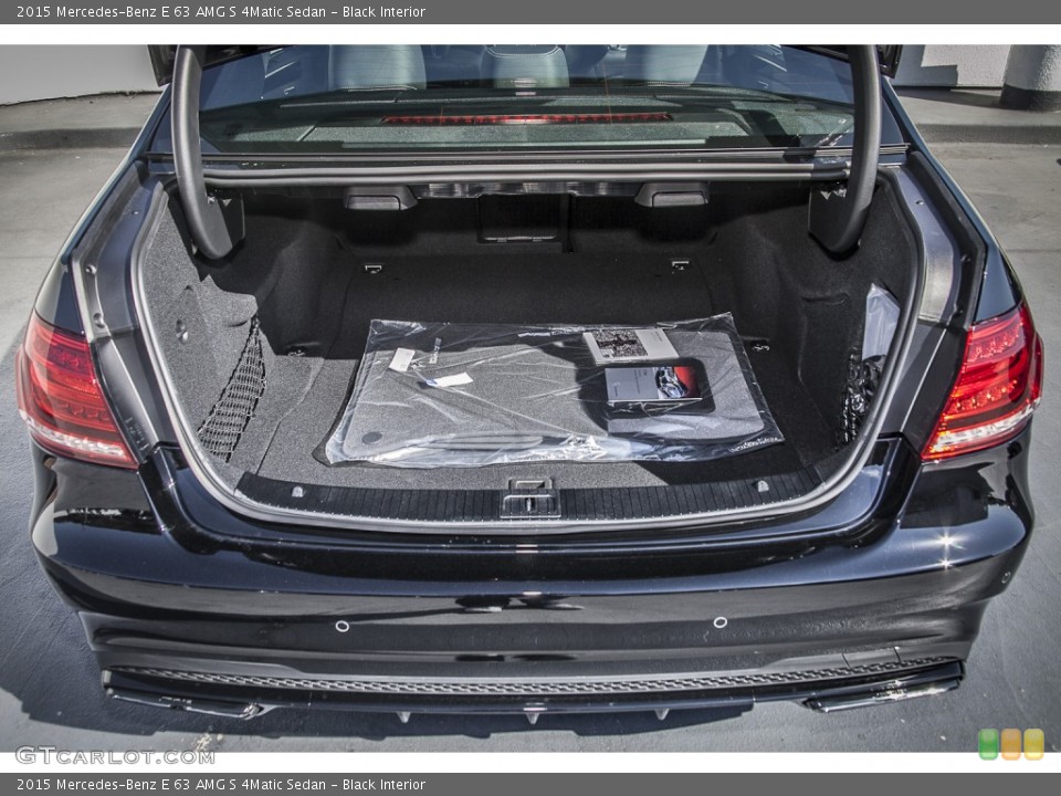 Black Interior Trunk for the 2015 Mercedes-Benz E 63 AMG S 4Matic Sedan #103584168