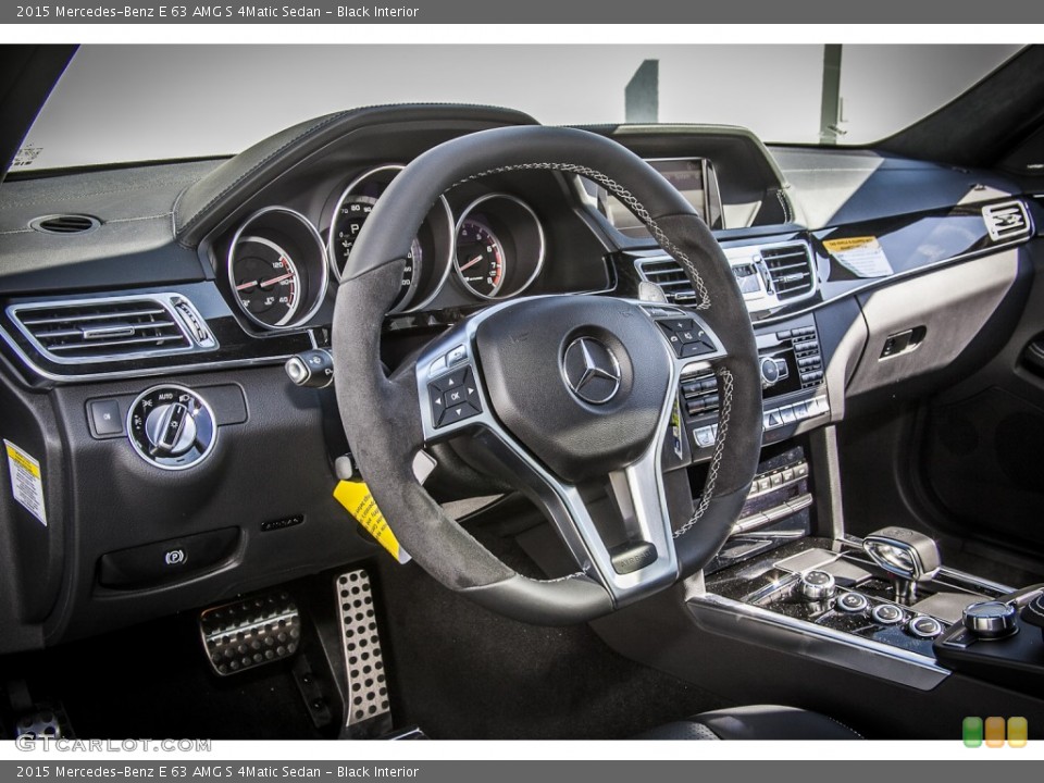 Black Interior Dashboard for the 2015 Mercedes-Benz E 63 AMG S 4Matic Sedan #103584177