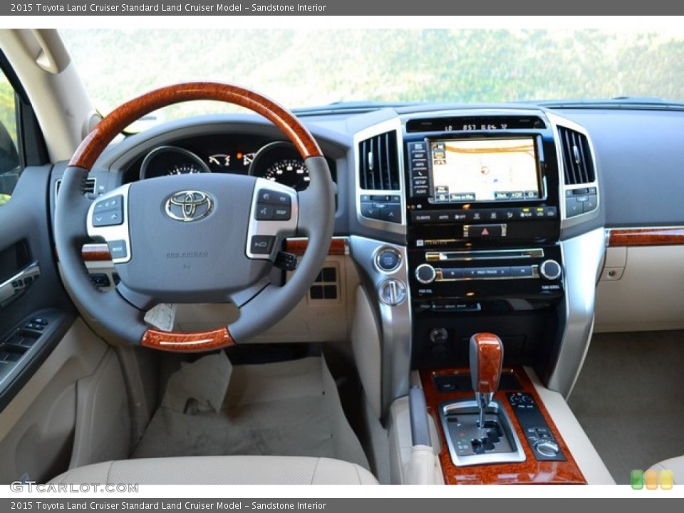 Sandstone Interior Dashboard for the 2015 Toyota Land Cruiser  #103593053