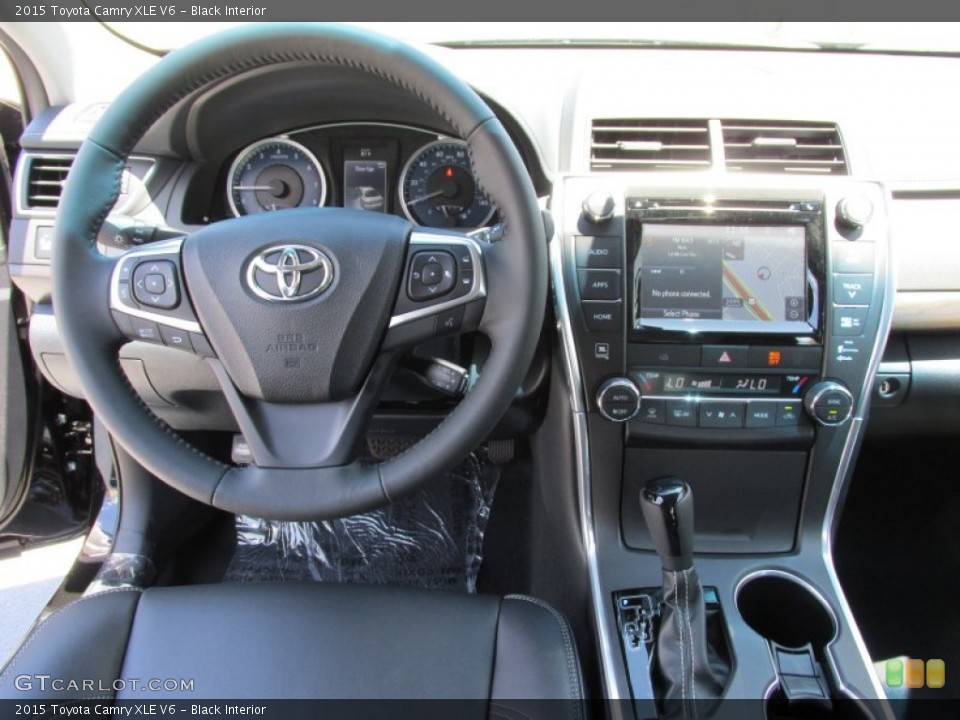Black Interior Photo for the 2015 Toyota Camry XLE V6 #103600634