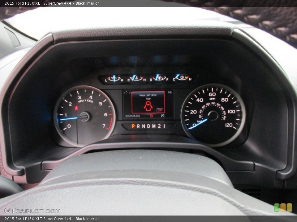 Black Interior Gauges for the 2015 Ford F150 XLT SuperCrew 4x4 #103604042