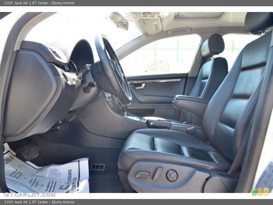Ebony Interior Photo for the 2005 Audi A4 1.8T Sedan #103606950