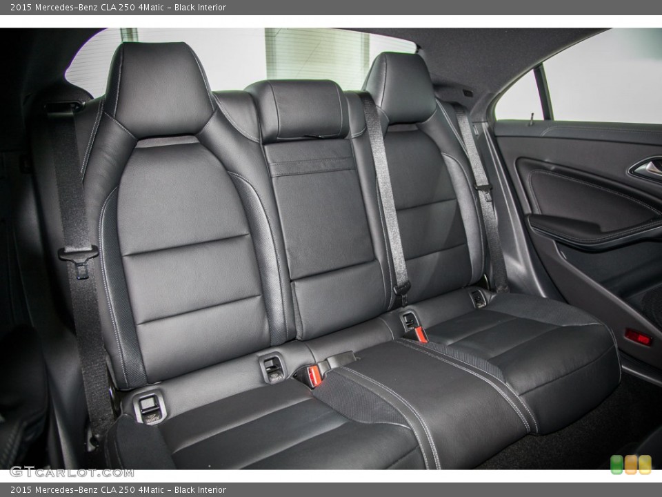 Black Interior Rear Seat for the 2015 Mercedes-Benz CLA 250 4Matic #103609376