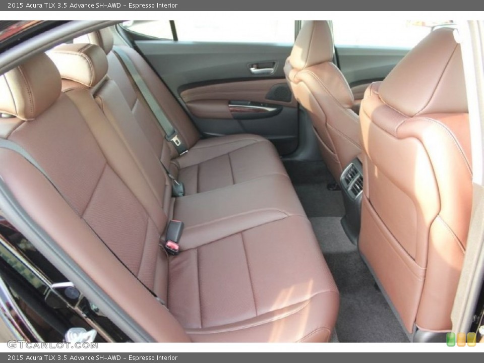 Espresso Interior Rear Seat for the 2015 Acura TLX 3.5 Advance SH-AWD #103611137