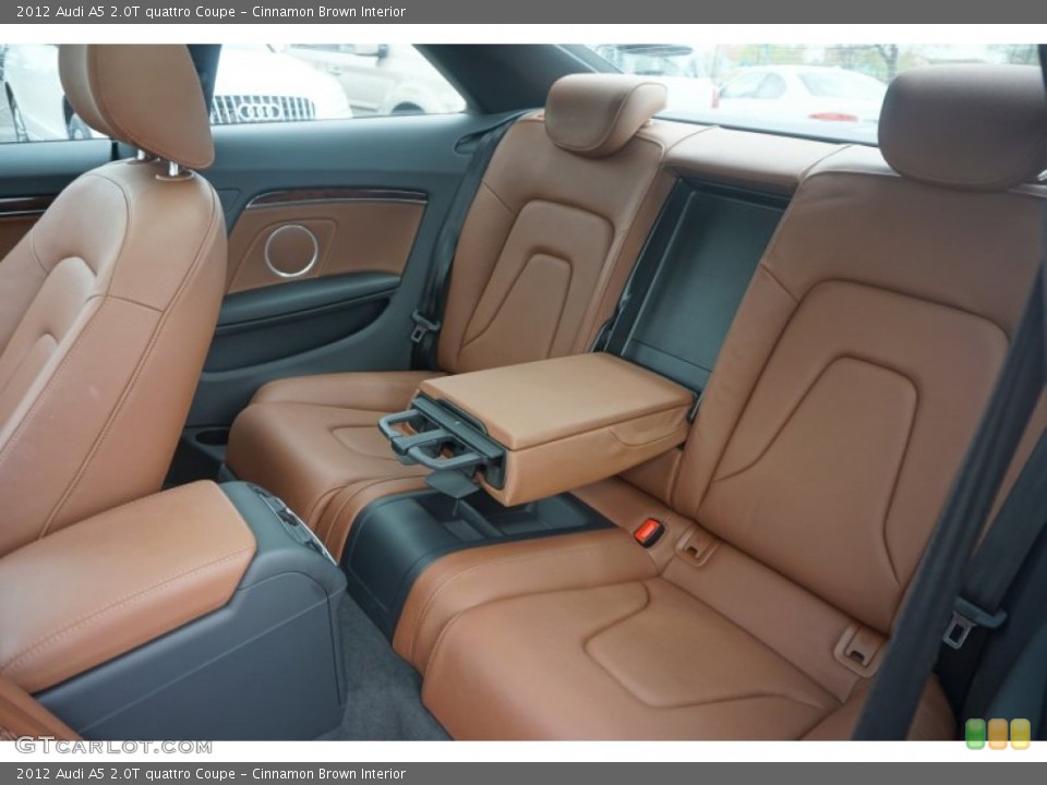 Cinnamon Brown Interior Rear Seat for the 2012 Audi A5 2.0T quattro Coupe #103612031