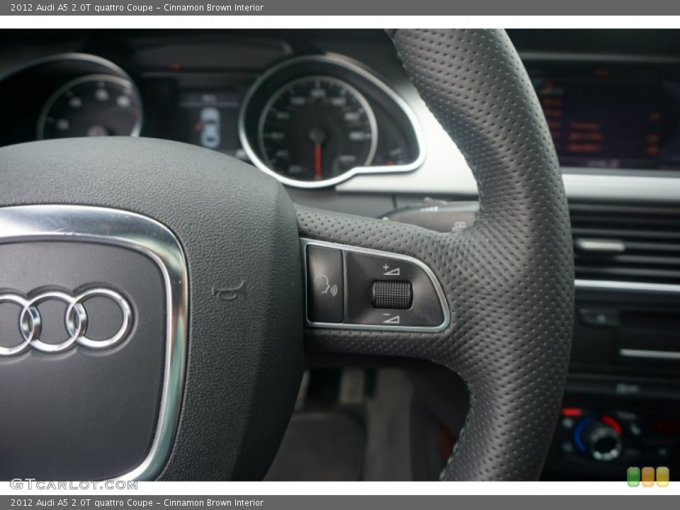 Cinnamon Brown Interior Controls for the 2012 Audi A5 2.0T quattro Coupe #103612487
