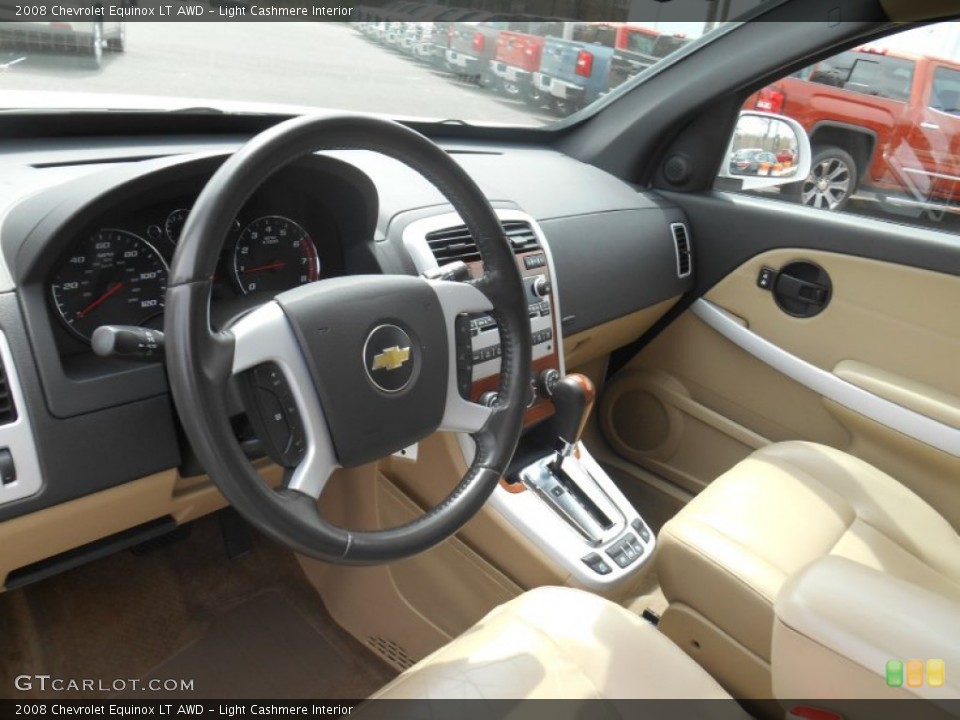 Light Cashmere Interior Photo for the 2008 Chevrolet Equinox LT AWD #103614173
