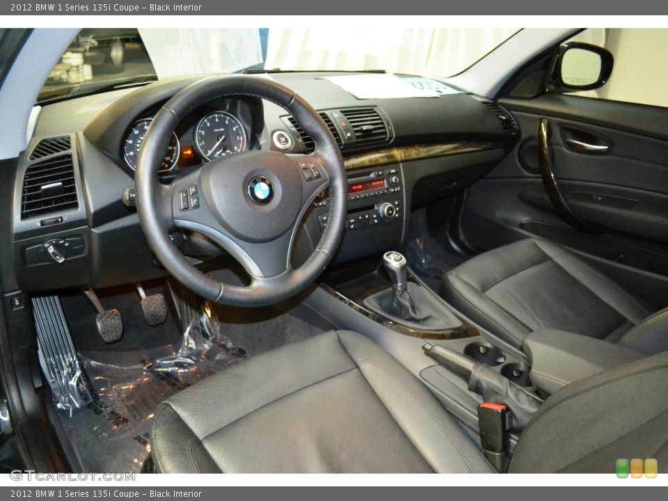 Black Interior Photo for the 2012 BMW 1 Series 135i Coupe #103616366