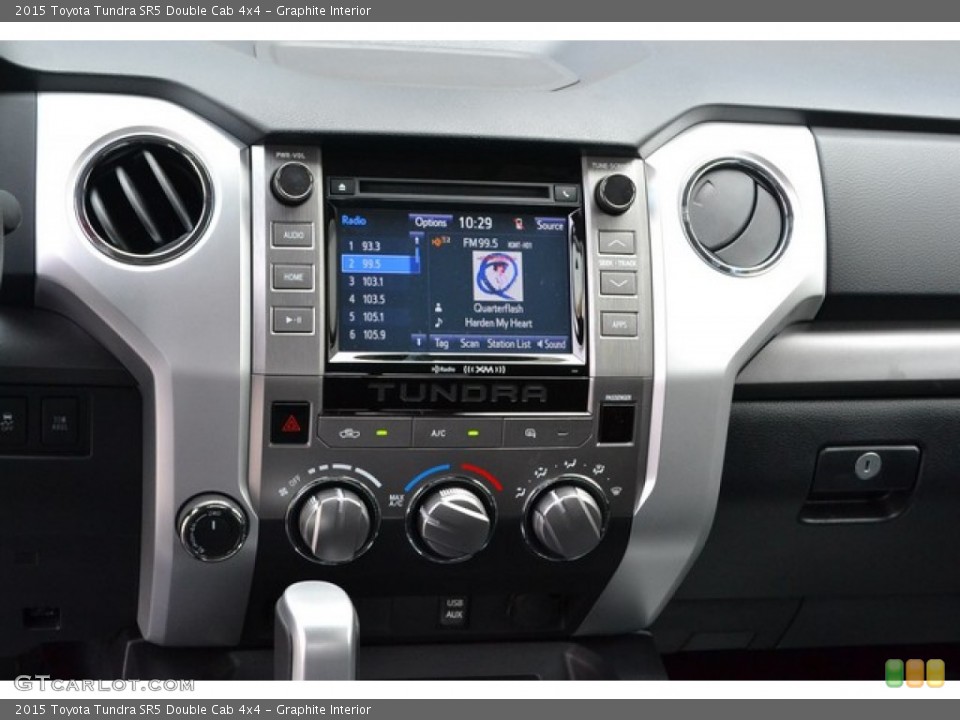 Graphite Interior Controls for the 2015 Toyota Tundra SR5 Double Cab 4x4 #103625459