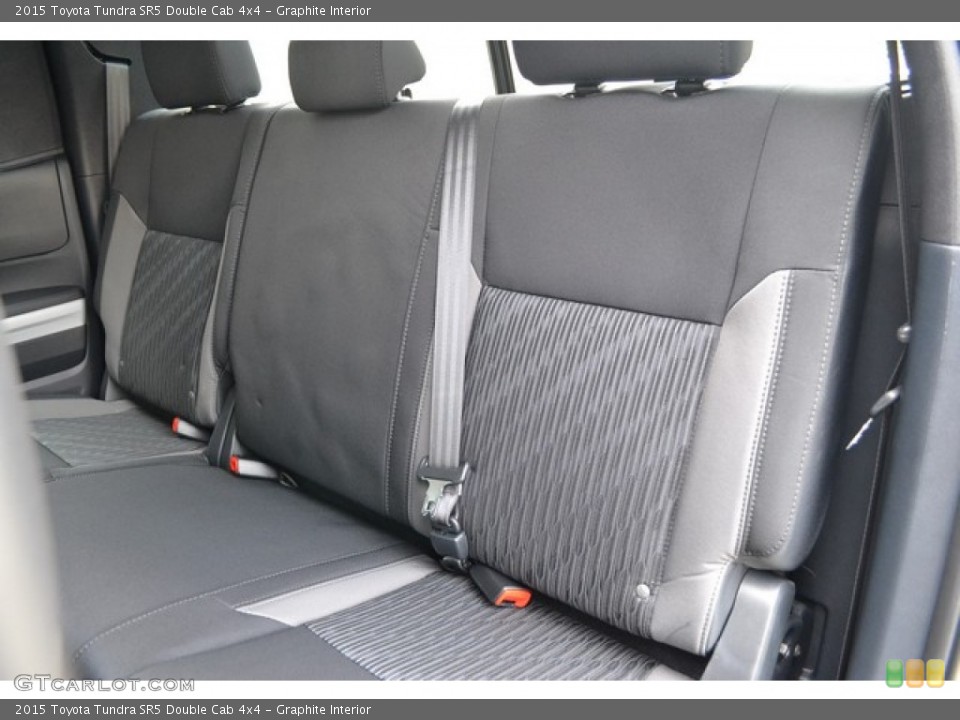 Graphite Interior Rear Seat for the 2015 Toyota Tundra SR5 Double Cab 4x4 #103625481