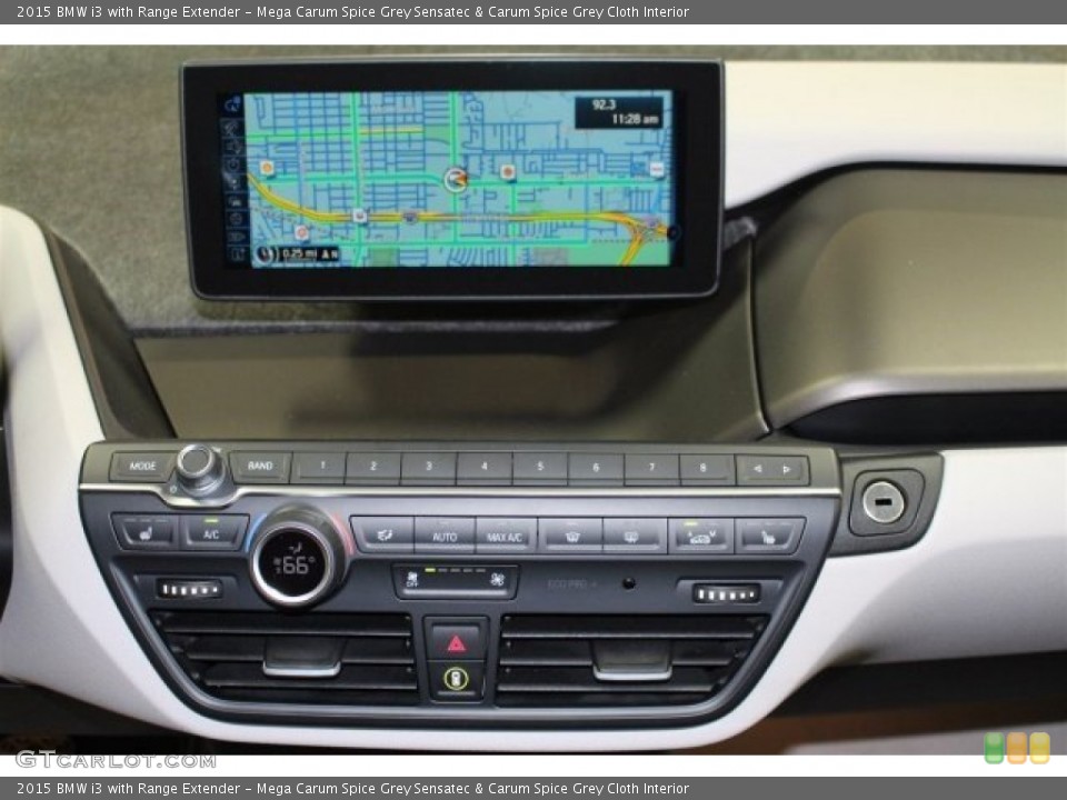 Mega Carum Spice Grey Sensatec & Carum Spice Grey Cloth Interior Controls for the 2015 BMW i3 with Range Extender #103636940