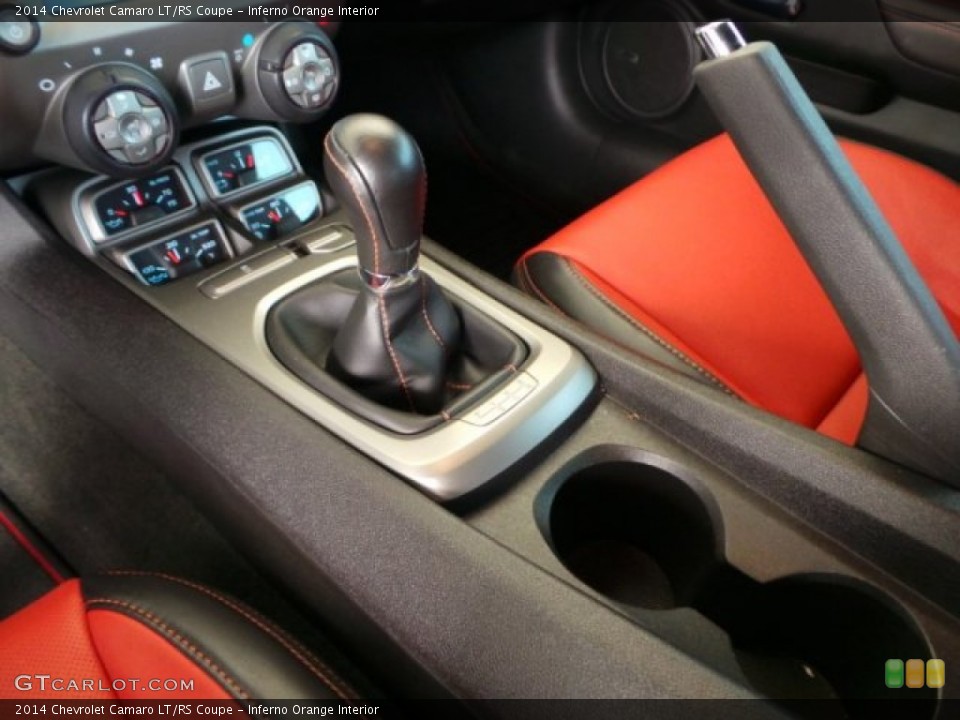 Inferno Orange Interior Transmission for the 2014 Chevrolet Camaro LT/RS Coupe #103642028