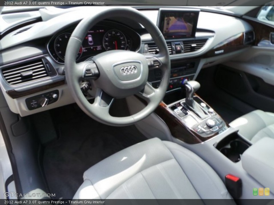 Titanium Grey Interior Photo for the 2012 Audi A7 3.0T quattro Prestige #103645883