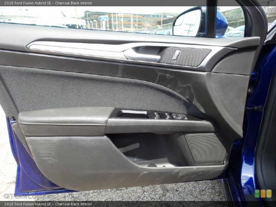 Charcoal Black Interior Door Panel for the 2016 Ford Fusion Hybrid SE #103660944