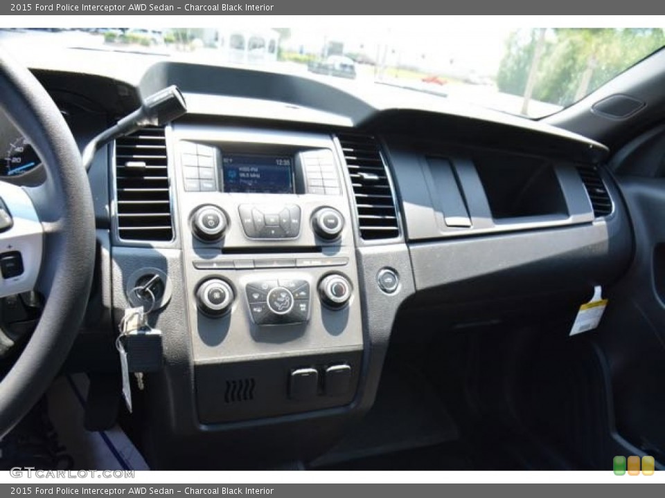 Charcoal Black Interior Controls for the 2015 Ford Police Interceptor AWD Sedan #103664235