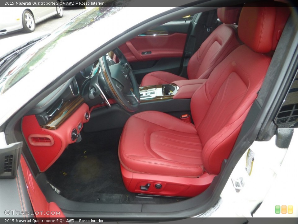 Rosso Interior Photo for the 2015 Maserati Quattroporte S Q4 AWD #103673643