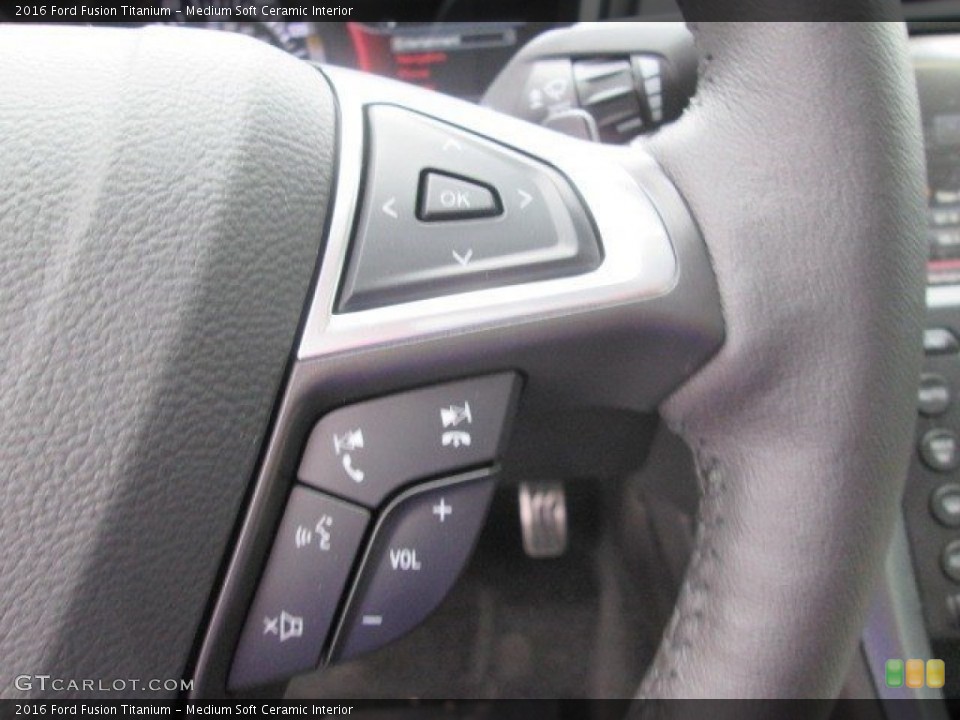 Medium Soft Ceramic Interior Controls for the 2016 Ford Fusion Titanium #103675734