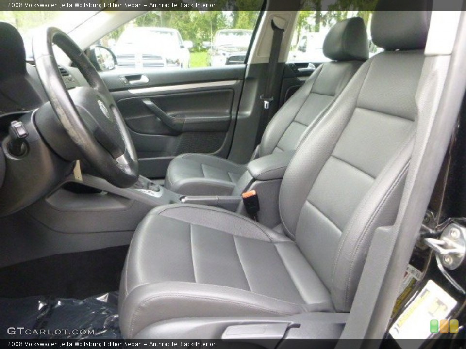 Anthracite Black Interior Photo for the 2008 Volkswagen Jetta Wolfsburg Edition Sedan #103681905